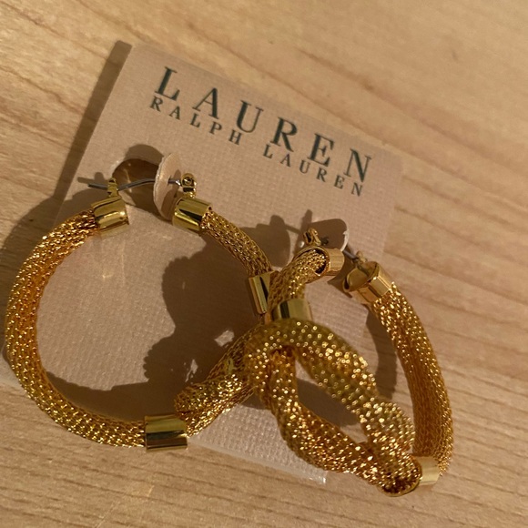 Ralph Lauren hoop earrings - Picture 3 of 3